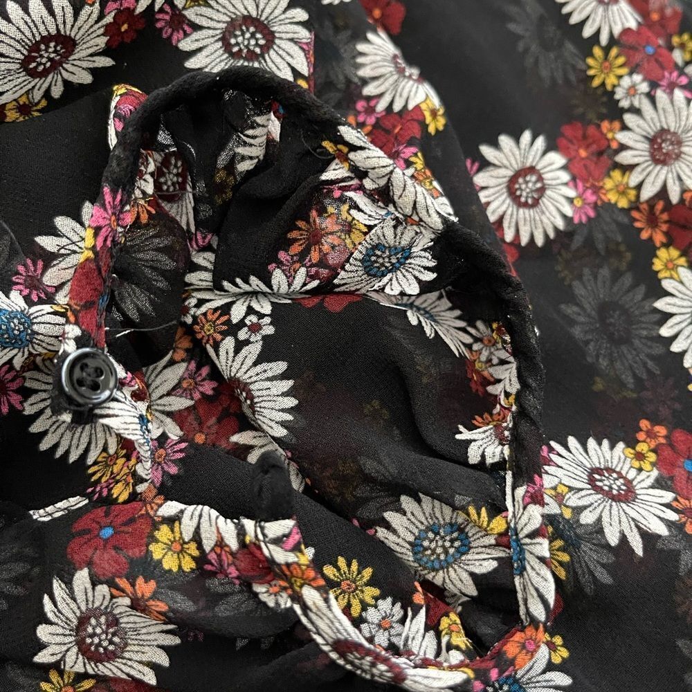 ‎Sandro Paris Floral Chiffon Dress - Picture 7 of 7